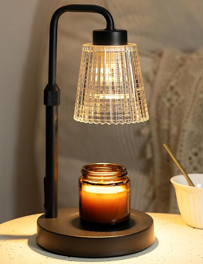 Candle Warmer Lamp with Timer, Birthday Gifts for Women Home Decor | 24h Cycle Timer Dimmable Wax Melt Warmer